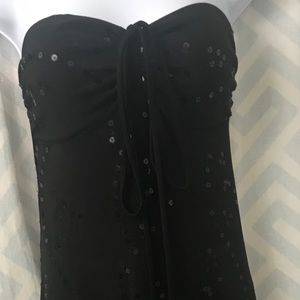 Strapless cocktail dress